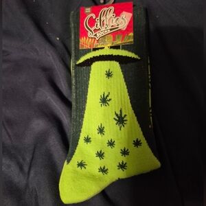 Gilli Black and Green Casual Men's Socks
